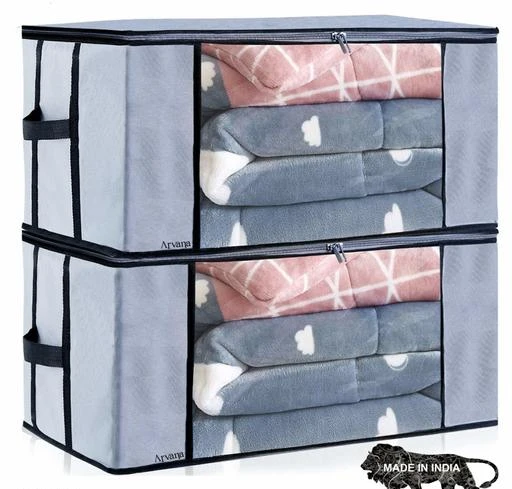 Checkout this latest Clothes Covers
Product Name: *Blanket cover bag underbed storage box organiser for closet & wardrobe grey pack of 2 *
Easy Returns Available In Case Of Any Issue


SKU: blanket_organizer_2
Supplier Name: ORANGEKRAFT

Code: 662-9410176-117

Catalog Name: Fancy Clothes Covers
CatalogID_1651568
M08-C25-SC1135