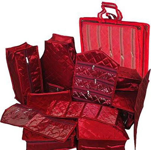 Checkout this latest Boxes, Baskets & Bins_500-1000
Product Name: *box stoage*
New Wedding Organizers  Satin Material set of 11 Pcs  Full Dulhan Set Wardrobe Designer Clothes  bag  Garments Cover  Jewellery Pouches .	size-Free Size	
color-Multi	
matrails-Plastic	
Pack of 1	
dispatch 2 to 3 days
Country of Origin: India
Easy Returns Available In Case Of Any Issue


SKU: dulhensetred 
Supplier Name: story anjali

Code: 446-9418588-8712

Catalog Name: box storage
CatalogID_1653556
M08-C25-SC1625