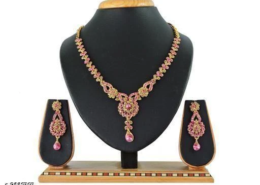 Checkout this latest Jewellery Set
Product Name: *Attractive Trendy Jewellery Set*
Base Metal: Alloy
Plating: No Plating
Stone Type: Artificial Stones
Sizing: Adjustable
Type: Necklace Earrings Maangtika
Multipack: 1
Country of Origin: India
Easy Returns Available In Case Of Any Issue


Catalog Rating: ★4.1 (118)

Catalog Name: Diva Fancy Jewellery Sets
CatalogID_1658784
C77-SC1093
Code: 942-9441713-675