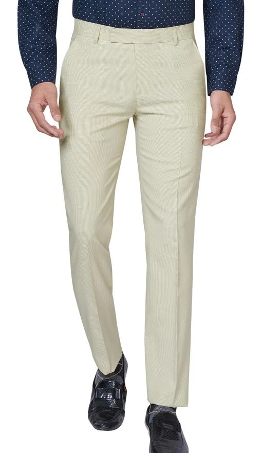 Buy Mchenry Men Ash Grey Solid Poly Viscose Regular Fit Formal Trousers  Online at Best Prices in India  JioMart