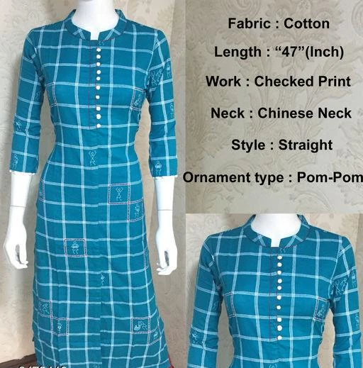 Checkout this latest Kurtis
Product Name: *Vbuyz Women's Printed Cotton Kurti*
Fabric: Cotton
Sleeve Length: Three-Quarter Sleeves
Pattern: Printed
Combo of: Single
Sizes:
S, M, L, XL, XXL, XXXL
Country of Origin: India
Easy Returns Available In Case Of Any Issue


SKU: nav-VF_KU_267-Blue-7625736
Supplier Name: V-Fabrics

Code: 715-9473446-9942

Catalog Name: Vbuyz Women'S Myra Alluring Kurtis
CatalogID_1666494
M03-C03-SC1001