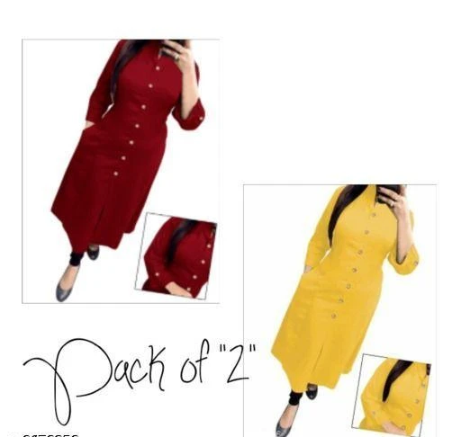Checkout this latest Kurtis
Product Name: *Women Cotton High- Slit Solid Yellow Kurti*
Fabric: Cotton
Sleeve Length: Three-Quarter Sleeves
Pattern: Solid
Combo of: Combo of 2
Sizes:
L, XL, XXL
Easy Returns Available In Case Of Any Issue


SKU: nav-maroon_and_yellow-Yellow-8022082
Supplier Name: Askmeabout

Code: 355-9476956-5841

Catalog Name: Women Cotton High- Slit Solid Yellow Kurti
CatalogID_1667291
M03-C03-SC1001