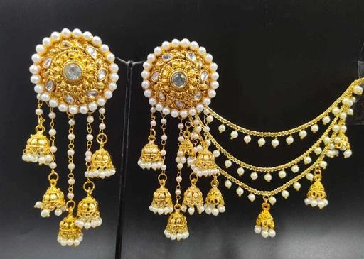 Bahubali on sale jhumka gold