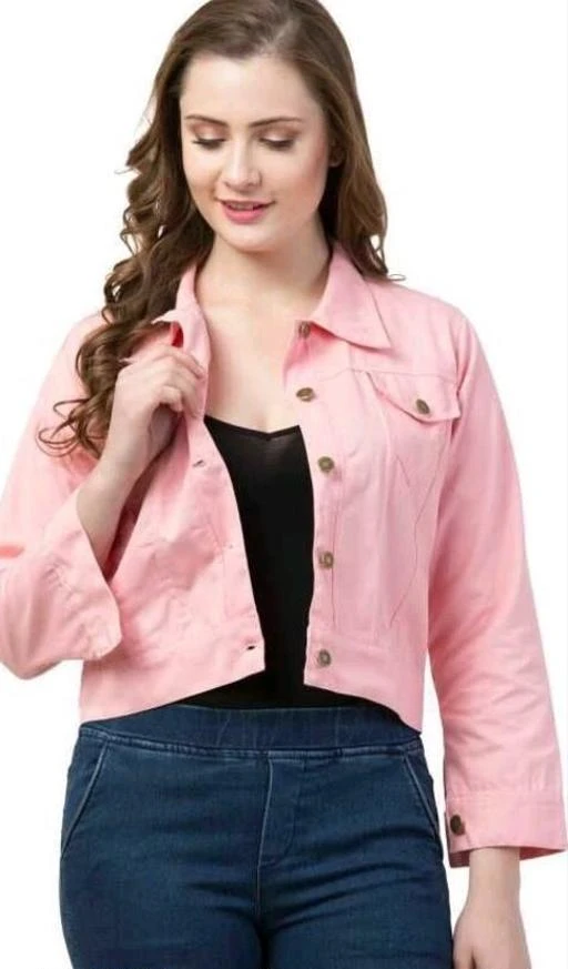 Checkout this latest Jackets
Product Name: *Fancy Retro Women Jacket*
Fabric: Denim
Sleeve Length: Three-Quarter Sleeves
Pattern: Solid
Net Quantity (N): 1
Sizes: 
S, M, L, XL
Country of Origin: India
Easy Returns Available In Case Of Any Issue


SKU: Pink_jacket1
Supplier Name: Trendyfrog

Code: 613-9485107-618

Catalog Name: Fancy Retro Women Jackets & Waistcoat
CatalogID_1669097
M04-C07-SC1023