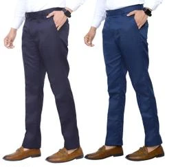 Katro formal Pants for Men, Men's Slim fit Formal Pant, Non Stretchable  Trouser