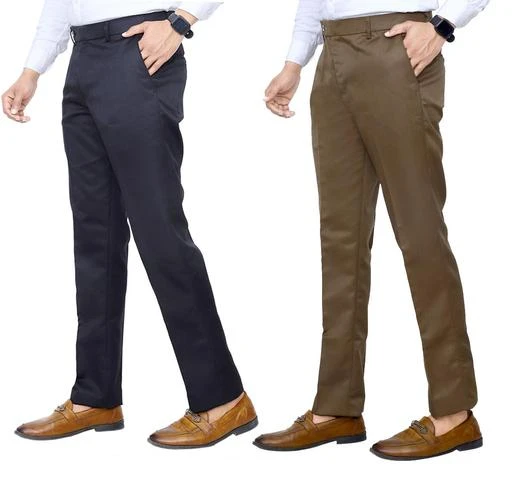 Buy Men Beige Solid Regular Fit Formal Trousers Online  178568  Peter  England