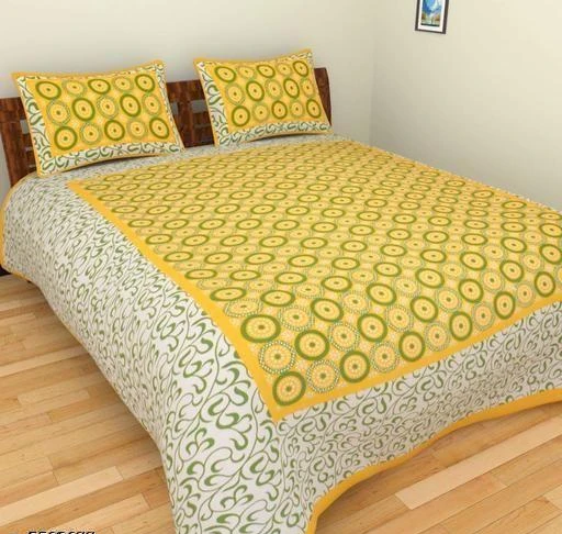 Checkout this latest Bedsheets_500-1000
Product Name: *Navratri/Yellow - Trendy Cotton 100 x 90 Double Bedsheets*
Fabric: Cotton
No. Of Pillow Covers: 2
Thread Count: 140
Sizes:
Queen
Country of Origin: India
Easy Returns Available In Case Of Any Issue


Catalog Rating: ★4 (75)

Catalog Name: Elegant Fashionable Bedsheets
CatalogID_1679322
C53-SC1101
Code: 753-9528844-558