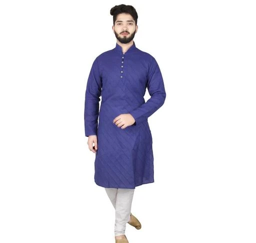 Checkout this latest Kurta Sets
Product Name: *SG LEMAN Kurta Set For Mens*
Top Fabric: Art Silk
Bottom Fabric: Cotton
Scarf Fabric: No Scarf
Sleeve Length: Long Sleeves
Bottom Type: Churidar Pant
Stitch Type: Stitched
Pattern: Self-Design
Sizes:
S (Chest Size: 40 in, Top Length Size: 41 in, Top Hip Size: 43 in, Bottom Waist Size: 30 in, Bottom Length Size: 51 in) 
XXL (Chest Size: 48 in, Top Length Size: 45 in, Top Hip Size: 51 in, Bottom Waist Size: 38 in, Bottom Length Size: 51 in) 
XXXL (Chest Size: 50 in, Top Length Size: 46 in, Top Hip Size: 52 in, Bottom Waist Size: 40 in, Bottom Length Size: 51 in) 
SG LEMAN presenting here the latest designer Kurta and Churidar pajama perfectly for ethnic, casual as well as party wear. These are designed to absolute perfection, this designer kurta looks very trendy to show and that too keeps you at easy whenever you wear this. This have exclusive designes that gives you a royal and charming look. It immediately grabs the attention of the people around you and makes you look attractive and elegant. This Kurta Churidar pajama set is very light in weight. We are a leading brand in Men wear with wide range of Men clothing which includes Men ethnic wear, Men Straight kurta, kurta pajama, Men sherwani, Nehru jacket, Indo western and a lot more.
Country of Origin: India
Easy Returns Available In Case Of Any Issue


SKU: Meesho-20844-RBLUE
Supplier Name: SG YUVRAJ

Code: 6441-95371646-9944

Catalog Name: Elegant Men Kurta Sets
CatalogID_27316684
M06-C18-SC1201