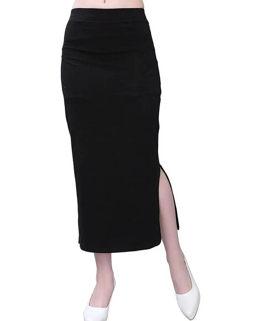 SAREE SHAPEWEAR Womens Stretchable Skirt Petticoat Lehanga 
