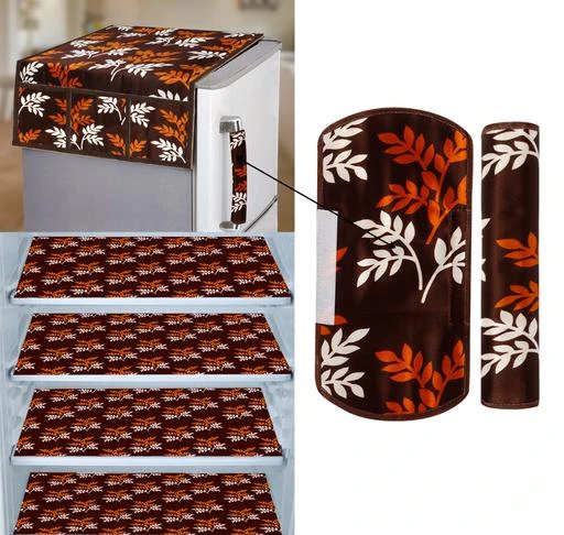 Checkout this latest Fridge Cover
Product Name: *E-Retailer® Combo of Exclusive Decoratived 1 Pc Fridge Top Cover with 6 Utility Pockets, 2 Pc Fridge Handle Cover And 4 Pc Fridge Mats (Brown, Set of 7)*
Easy Returns Available In Case Of Any Issue


SKU: 1FC2RHC4FM-2SHDLEAF-BRWN
Supplier Name: S.P.M TRADERS

Code: 112-9603020-998

Catalog Name: Essential Fridge Combos
CatalogID_1697243
M08-C25-SC1623