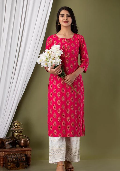 Checkout this latest Kurta Sets
Product Name: *Rayon Kurtis With Pant set For Girls And Women's for regular Wear With Best Quality  *
Kurta Fabric: Rayon
Bottomwear Fabric: Rayon
Fabric: Rayon
Sleeve Length: Three-Quarter Sleeves
Set Type: Kurta With Bottomwear
Bottom Type: Palazzos
Pattern: Printed
Net Quantity (N): Single
Sizes:
S, M, L, XL, XXL
all about offering you the latest fashion at the best prices. You can find our products by searching Kurtis for women, Kurtis for girls, Kurtis for girls straight long, printed kurtis for women low price, kurtis for girls low price, Kurta for women, Kurti for girls, Kurtis for women low price, jaipuri Kurti and palazzo set, ethnic set ,Kurti and leggings, Frock Kurtis cotton, Short Kurtis tops, Kurtis for girls party, Long Kurtis for girls, Long Kurtas for girls, Kurtis for girls , Frock kurtis cotton, Kurti with , Long Kurtis with , anarkali Kurtis for girls , tunics,Long kurtis straight party wear, Ladies jeans kurta, Ladies tops party wear Kurtis , Kurtis for college girls , A line Kurtis party , Ethnic wear, Suits girl, Office wear Kurtis, formal Kurti, latest Kurti, Designer Kurtis, traditional kurti , booty kurti tops , latest long top , latest dresses, max kurtis , mexi dresses , short dress , latest top.
Country of Origin: India
Easy Returns Available In Case Of Any Issue


SKU: 1360132239
Supplier Name: SHRI BAGADA TRADERS

Code: 296-97071979-9942

Catalog Name: Aagyeyi Fashionable Women Kurta Sets
CatalogID_27810066
M03-C04-SC1003
