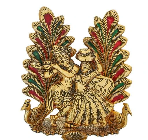 Checkout this latest Idols & figurines
Product Name: *EtsiBitsi Multicolor Radha Krishna Idol Statue with Diya Peacock Design Decorative Table Decor Showpiece - 20 cm (Metal, Gold) (Radha Krishna Idol)*
Material: Oxide Metal
Net Quantity (N): Pack of 1
Product Length: 10 cm
Product Breadth: 20 cm
Product Height: 15 cm
Country of Origin: India
Easy Returns Available In Case Of Any Issue


SKU: EB_Ddecor_082*
Supplier Name: S E enterprise

Code: 124-9759536-1101

Catalog Name: Fabulous Idols & Figurines
CatalogID_1732471
M08-C25-SC1256