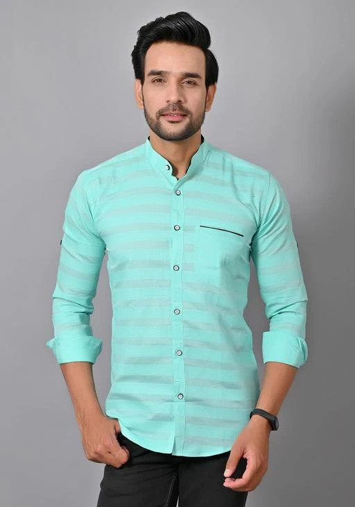 Checkout this latest Shirts
Product Name: *Dreams Collection Men's Crefted in Cotton ,Blend Aqua Blue Cut Pocket  Causal Shirts Look Great And Feel Wonderful Wearing This Premium Top Quality  It Comes In A Variety of  Stylish, Modern, And Classic Designs To Enjoy*
Fabric: Cotton Blend
Sleeve Length: Long Sleeves
Pattern: Striped
Sizes:
M (Chest Size: 39 in, Length Size: 27.5 in) 
L (Chest Size: 41 in, Length Size: 28.5 in) 
XL (Chest Size: 43 in, Length Size: 29.5 in) 
Dreams Collection Men's Crefted in Cotton ,Blend Aqua Blue Cut Pocket  Causal Shirts Look Great And Feel Wonderful Wearing This Premium Top Quality  It Comes In A Variety of  Stylish, Modern, And Classic Designs To Enjoy
Country of Origin: India
Easy Returns Available In Case Of Any Issue


SKU: dhWXfYc4
Supplier Name: Dream Collection Jpr

Code: 064-97821777-998

Catalog Name: Trendy Fashionable Men Shirts
CatalogID_28051091
M06-C14-SC1206