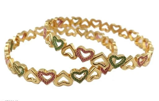 heart design bangles