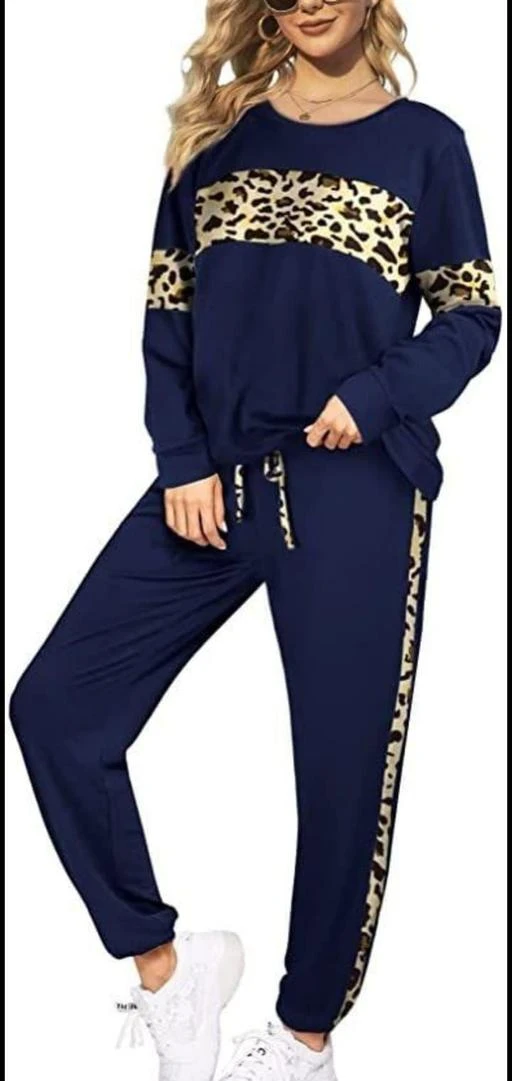 Checkout this latest Top & Bottom Sets
Product Name: *Glamorous Stylish Western Wear Tracksuit Top & Bottom Set | Style Type : Cheetah Print Long Sleeves Pullover Clothing Set | Color : Navy Blue |  Occasion : Sports Wear/Gym Wear/Yoga Wear/Night Wear/ Active Wear Top & Bottom Set.*
Top Fabric: Cotton
Bottom Fabric: Cotton
Sleeve Length: Long Sleeves
Net Quantity (N): 1
Sizes: 
XXS (Top Bust Size: 24 in, Top Length Size: 21 in, Bottom Waist Size: 24 in, Bottom Length Size: 35 in) 
XS (Top Bust Size: 26 in, Top Length Size: 21 in, Bottom Waist Size: 26 in, Bottom Length Size: 35 in) 
S (Top Bust Size: 28 in, Top Length Size: 21 in, Bottom Waist Size: 28 in, Bottom Length Size: 35 in) 
M (Top Bust Size: 30 in, Top Length Size: 21 in, Bottom Waist Size: 30 in, Bottom Length Size: 35 in) 
L (Top Bust Size: 32 in, Top Length Size: 21 in, Bottom Waist Size: 32 in, Bottom Length Size: 35 in) 
Care Instructions: Hand Wash Only Fit Type:  (FREE SIZE UPTO -24-32)  Regular Care Instructions: Machine-wash Regular Fit Fabric Composition : 95% Cotton, 5% Spandex Sporty Fabric Has Some Stretch Season Suitable For All Season Occasions , Cotton  Stretch Fabric - Perfect for Yoga, Exercise, Fitness, any type of workout, or everyday use. This trendy casual track Suit for women is designed on which makes you look stylish even when you are stretching your body hard. Body Fit Tights with Quick Dry Fabric. Lightweight & Breathable Fabric assures maximum comfort during Gym, Yoga and Aerobics workouts ,Running, Morning Jogging , Regular Fit, comfy and fashion casual Tracksuit, suitable for many occasions, no fading and no deformation. | Women's Cotton Cheetah Print Tracksuit, Joggers, Gym, Active Wear Lower, Yoga Solid, Regular Fit, comfy and fashion casual Tracksuit, suitable for many occasions, no fading and no deformation. Women's Cheetah Print Track suit |Women's Cotton Top & Bottom Tracking suit,  Used As Sports Wear, Gym Wear, Yoga Wear, Night Wear, Party Wear, Active Wear, Casual Wear, etc.
Country of Origin: India
Easy Returns Available In Case Of Any Issue


SKU: CHEETA-N
Supplier Name: MAVERICK STORE

Code: 394-98167397-0002

Catalog Name: Trendy Sensational Women Top & Bottom Sets
CatalogID_28166202
M04-C07-SC1290