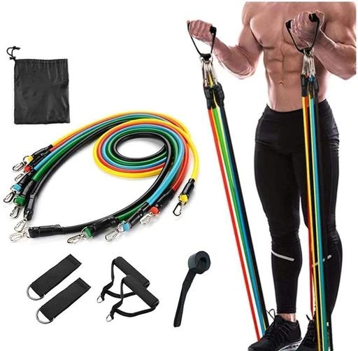 Checkout this latest Exercise Bands & Tubes
Product Name: *Resistance Exercise Bands with Door Anchor, Handles | Legs Ankle Straps for Resistance Training | Physical Therapy | Home Workouts | gym equipment set for home workout | Gym Rope (11pcs/Set)  Exercise Bands & Tubes *
Brand: Lifehub,Not Available
Material: Rubber
Net Quantity (N): 1
* Resistance Bands Set includes – Black 30 lbs, Green 15 lbs, Blue 25 lbs, Red 15 lbs, and Yellow 10 lbs. The bands can be used alone or stacked in any combination to achieve your optimal resistance level up to 35 lbs.
* This resistance band set includes 5 Exercise Bands, 1 Door Anchor, 2 Ankle Straps, 2 Cushioned Handles and User Manual. Perfect for toning your arms, shoulders, chest, glutes, legs etc. Also comes with convenient travel pouch. You can also take your bands to Gym, Office, and even workout on vacation.
* 100% Free of Latex, Highest Quality Rubber and Tpr Foam. We Pay More Attention to the Workmanship and Also the Raw Material. the Protective Double Layer End Sleeves Reduces Wear and Provides Longer Band Life.
Country of Origin: China
Easy Returns Available In Case Of Any Issue


SKU: GYM BAND T
Supplier Name: THE GALLERIA

Code: 972-98257758-995

Catalog Name: New Exercise Bands & Tubes
CatalogID_28197000
M12-C48-SC2458