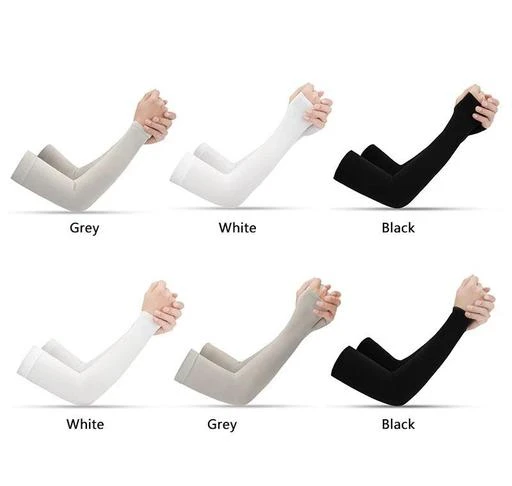  Uparel Full Arm Fingerless Sleeves Uv Sun Protection Gloves For  Men
