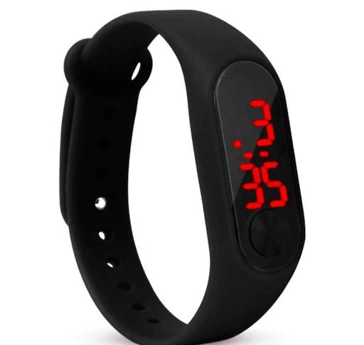 Suroskie Silicone Bracelet LED Digital Unisex Led Watch Looks Like Fitness  Band  Amazonin Fashion