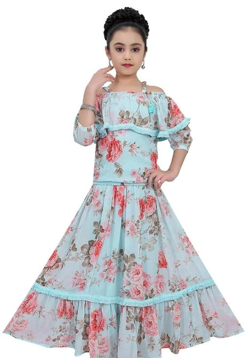 Checkout this latest Lehanga Cholis
Product Name: *Kids Girls Premia Trendy Lehenga Choli Set *
Top Fabric: Georgette
Lehenga Fabric: Georgette
Sleeve Length: Three-Quarter Sleeves
Top Pattern: Printed
Lehenga Pattern: Floral
Stitch Type: Stitched
Net Quantity (N): 1
Sizes: 
3-4 Years, 4-5 Years, 5-6 Years, 6-7 Years, 8-9 Years, 9-10 Years
Sanyam Trade Link Kids wear Girls Premium Lehenga And Choli Set Without Dupatta Pattern. Here You Can Find Wide Range Of Products Western Wear And Indian Ethnic wear which includes Kids Frocks, Kurta Plazzo Set, Kurta  Sharara Set, Salwar Kameez Set, Capri Set, Skirt Set. All Above Qualities Are Bombay Patterns And Bombay Quality With Premium Fabrics.
Country of Origin: India
Easy Returns Available In Case Of Any Issue


SKU: sn-6332-blue-320
Supplier Name: SANYAM TRADE LINK

Code: 037-99404187-9911

Catalog Name: Flawsome Stylish Kids Girls Lehanga Cholis
CatalogID_28539878
M10-C32-SC1137