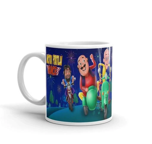  - Cybe Motu Patlu Cartoon Character Printed Mug For Kids For  Gifting