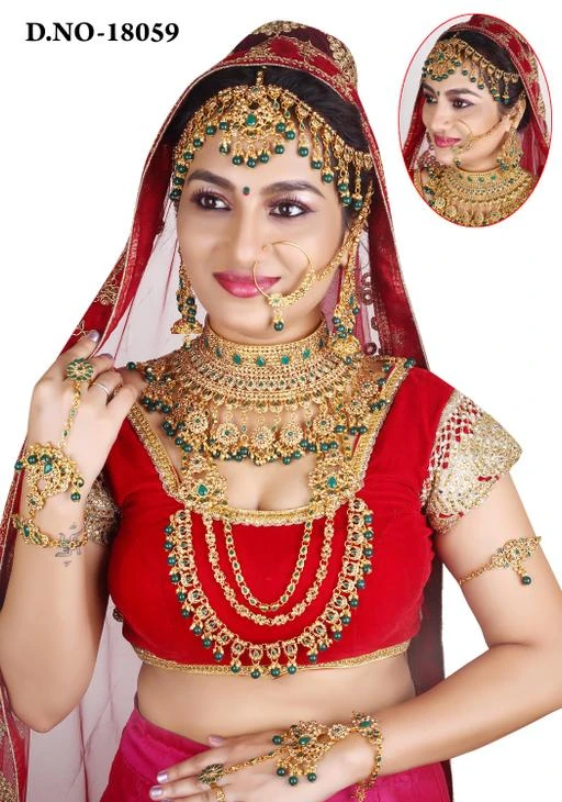 Dulhan sale set artificial