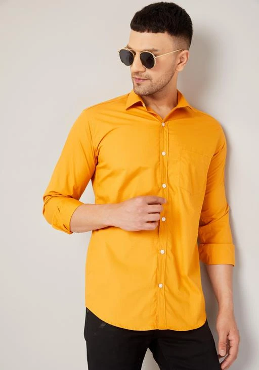 Checkout this latest Shirts
Product Name: *LOUIS MONARCH Men's Casual Regular Fit Solid Cotton Shirt for Men|Men's Shirt|Men's Casual Shirt*
Fabric: Cotton
Sleeve Length: Long Sleeves
Pattern: Solid
Net Quantity (N): 1
Sizes:
M, L, XL
Stylish shirt for men, Casual Shirt Partywear Design shirt Cotton Shirt with Good Quality Fabric Shirt from LOUIS MONARCH, Its a perfect choice for your cart. We sell all genuine product with best quality satisfy our valuable customer. This shirt offers a professional look for the true business man. It's the perfect day-to-night shirt. Wear it with some slacks to the office. Whatever the occasion this shirt will be your go-to. The style you want and the feel you need all rolled into this shirt.
Country of Origin: India
Easy Returns Available In Case Of Any Issue


SKU: 14_plain yellow full shirt
Supplier Name: Sohaniya Textiles Private Limited

Code: 735-99550275-9941

Catalog Name: Trendy Partywear Men Shirts
CatalogID_28588572
M06-C14-SC1206
