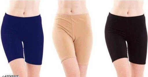Checkout this latest Shorts
Product Name: *Women Cycling Shorts| women shorts exercise | women shorts free size | women shorts gym wear | women shorts regular| women shorts gym| women shorts home| women shorts in jeans| women shorts combo | women shorts knee length| women shorts running (PACK OF 3)*
Fabric: Cotton Blend
Pattern: Solid
Sizes: 
28 (Waist Size: 28 in, Length Size: 16 in) 
30 (Waist Size: 30 in, Length Size: 16 in) 
32 (Waist Size: 32 in, Length Size: 16 in) 
34 (Waist Size: 34 in, Length Size: 16 in) 
36 (Waist Size: 36 in, Length Size: 16 in) 
38 (Waist Size: 38 in, Length Size: 16 in) 
Free Size (Waist Size: 30 in, Length Size: 16 in) 
Country of Origin: India
Easy Returns Available In Case Of Any Issue


SKU: 1032333346
Supplier Name: NA styles

Code: 304-99686986-999

Catalog Name: Gorgeous Latest Women Shorts
CatalogID_28635994
M04-C08-SC1038
