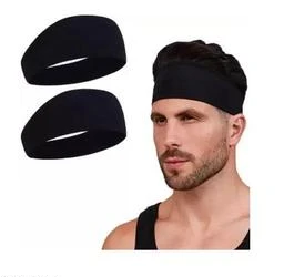 S & S Clothing Men & Women Sports Headband for Workout,for Runningi Unisex Hair  Band, Stretchy Athletic Sweatband/Sport Headbands / Yoga Headband / Head  Scarf / Towel Materia ( Pack of 5 )