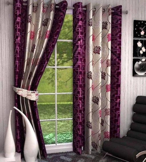 Checkout this latest Curtains
Product Name: *Loom Rush Tehani Eyelet Polyester Fancy Door Curtain 2 Piece - 7ft, Purple*
Material: Polyester
Opacity: Light Filtering
Length: Door
Type: Polyester Semi Transparent
Set: Door
Print or Pattern Type: Floral
Size: 7Feet
Net Quantity (N): 2
Breathe life into your living space by surrounding yourself with pleasing colors, unique designs and functional items. A curtain is sure to add a splash of color to your room instantly. It doesn't just add character to your room, but also keeps a balance in lighting. A curtain has the ability to make or break the look of the room so while selecting one, it’s important to be aware of the theme you wish to go for your room. A vibrant curtain which can be layered or have a sleek finish makes the space welcoming.
Country of Origin: India
Easy Returns Available In Case Of Any Issue


SKU: Trishul-2-7-Prpl
Supplier Name: BANSAL-ENTERPRISES

Code: 243-99804481-996

Catalog Name: Ravishing Curtains
CatalogID_28678082
M08-C24-SC2531