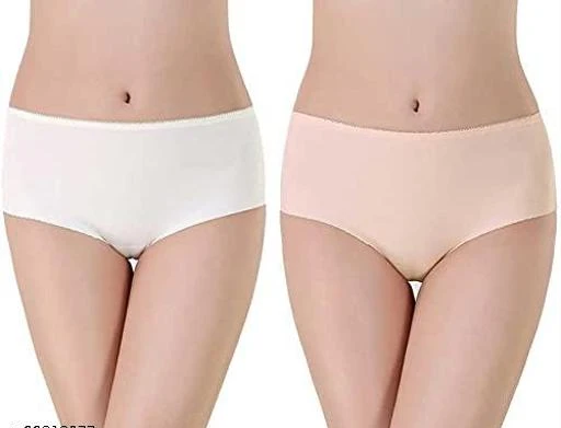 Checkout this latest Briefs
Product Name: *Women Seamless Polly Cotton Underwear Stretch Boy Leg Boy Shorts Panties For Women Combo (Pack Of 2) Skin-White*
Fabric: Cotton Blend
Pattern: Solid
Net Quantity (N): 2
Sizes: 
S (Waist Size: 30 in) 
M (Waist Size: 32 in) 
L (Waist Size: 34 in) 
XL (Waist Size: 36 in) 
Comfort: Underwear Has Light-Weight Breathable Fabric To Keep You Cool Smooth When Touching With Ultra-Soft And Comfortable Support For Daily Wear Or Sleeping. Fitting: These Boyshorts Fit Snug But Their Stretchy And Super Comfy Stay In Place Legs And Waistband Do Not Ride Up Or Cut Into The Skin. Good For Cycling, Yoga, Walking, Sports Or Simply Relaxing Around The House. Medium Rise Ultra Comfortable Elastic Waistband Specially Designed For Indian Women. Wash Care: Gentle Machine Wash In Cold Water & Do Not Bleach. Colors And Prints Are Subject To Availability And May Vary From The Images Shown. Due To Hygiene Issue We Are Unable To Accept Returns For This Product.
Country of Origin: India
Easy Returns Available In Case Of Any Issue


SKU: 2042582441
Supplier Name: WAVING

Code: 313-99813077-994

Catalog Name: Comfy Women Briefs
CatalogID_28680947
M04-C09-SC1042