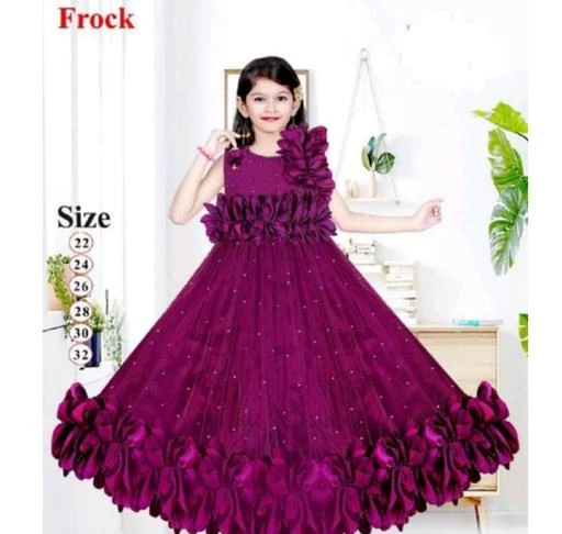 Buy Golden Embroidery Yoke With Dark Rani Pink Umbrella Gown Online   wwwliandliin